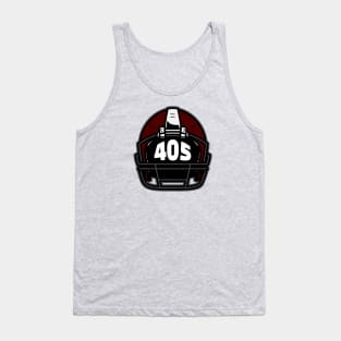 Retro Football Helmet 405 Area Code Norman Oklahoma Football Tank Top